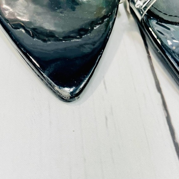 REVOL Trevor-Sc Clear Pointed Toe Pumps Transparent Strap Women Size 6 - Picture 4 of 14